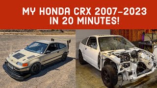 Honda CRX Build in 20 Minutes