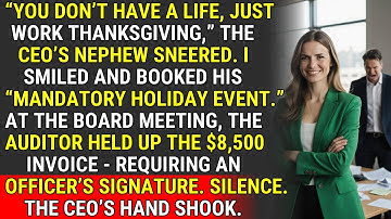 Gedwongen om Thanksgiving te werken, legde ik nepotisme bloot met een factuur van $ 8.500