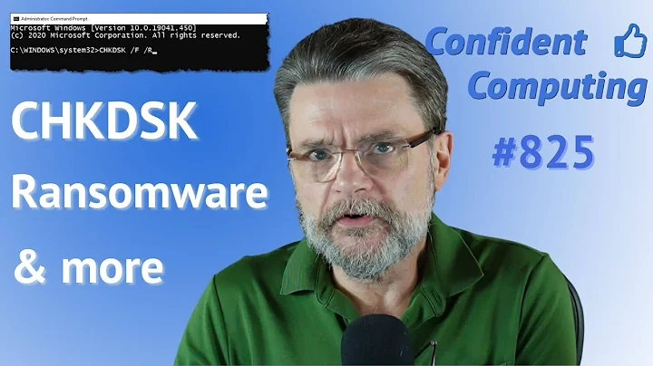 Confident Computing 👍 #825 - What's the Difference Between CHKDSK /F and CHKDSK /R?