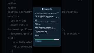 Progress Bar | HTML & CSS #programming #frontendcourse #webdevelopment #html #coding #javascript