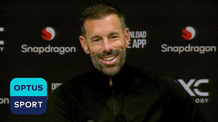 Ruud van Nistelrooy's FINAL press conference at Manchester United