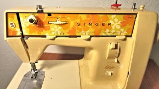 Slideshow of a restored Singer Model 353 Genie Sewing Machine.