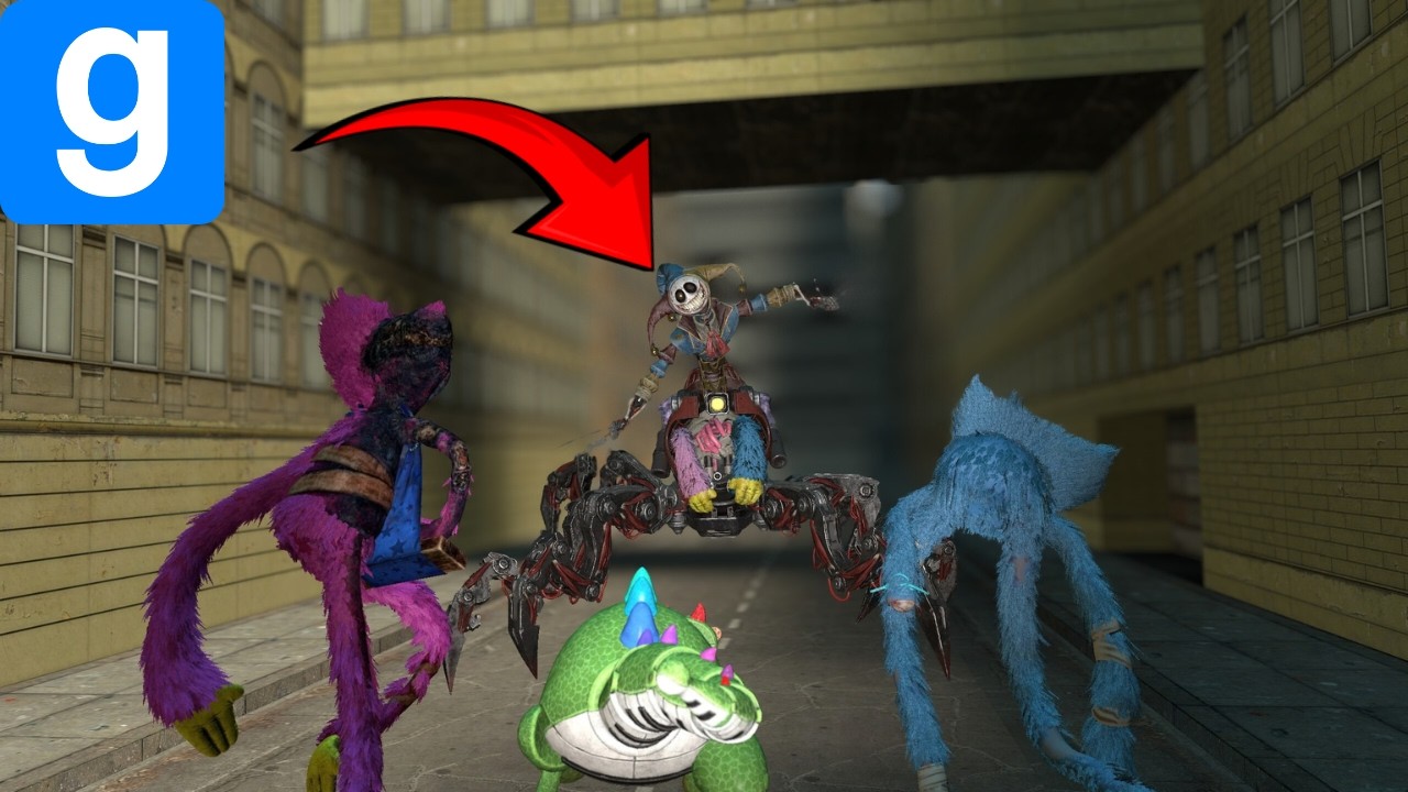 GMod Poppy Playtime Prototype Vs All Monsters!