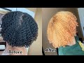 I BLEACHED MY NATURAL HAIR AT HOME | BRAD MONDO APPROVED?..👍🏽