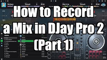 DJay Pro 2 Tutorial: How to Record a Mix – TimmyG