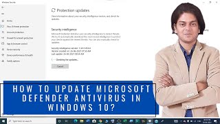 how to update microsoft defender antivirus in windows 10 ?