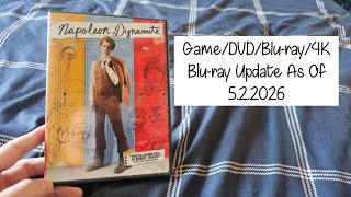 Game/DVD/Blu-ray/4K Blu-ray Update As Of 5.2.2026