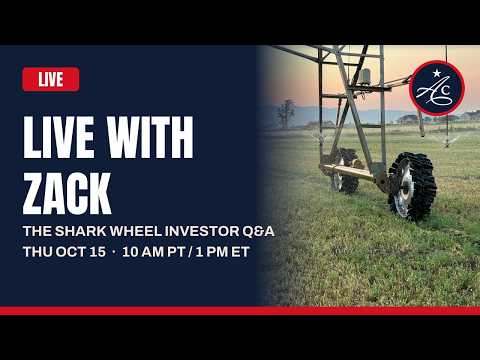 Video thumbnail: Live with Zack: the Shark Wheel investor webinar