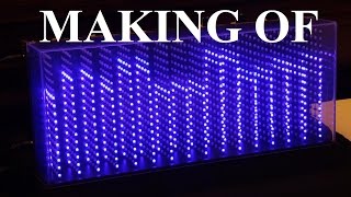 3D Spectrum Analyser (1280 LEDs) - MAKING OF