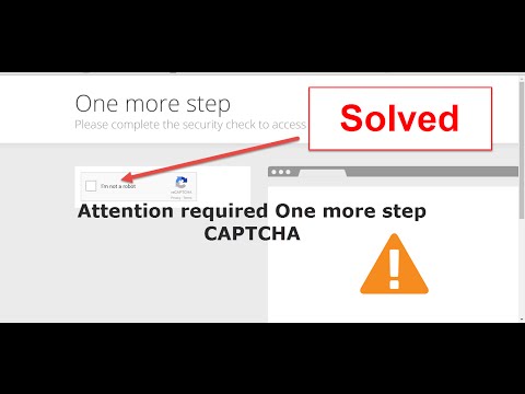 How do I stop Cloudflare Captcha?