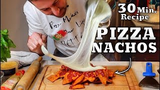 How to Make Pizza-Nachos in 30 Min