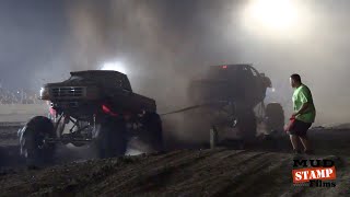 Burnt Orange Ford vs Raptor Tug o War- Michigan Mud Jam 22