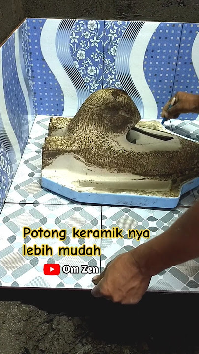 Cara pasang kloset jongkok #education #trik