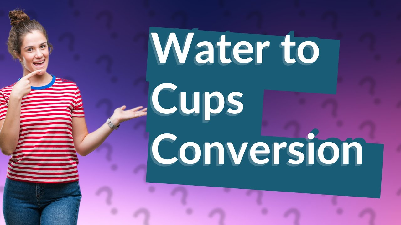 What is 100ml of water in cups?