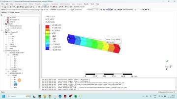 Shear locking FEA workshop - PrePoMax and Calculix