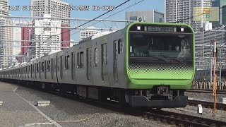 山手線E235系ﾄｳ25編成JY26高輪ｹﾞｰﾄｳｪｲ駅品川方面【はやぶさ物語】CX680