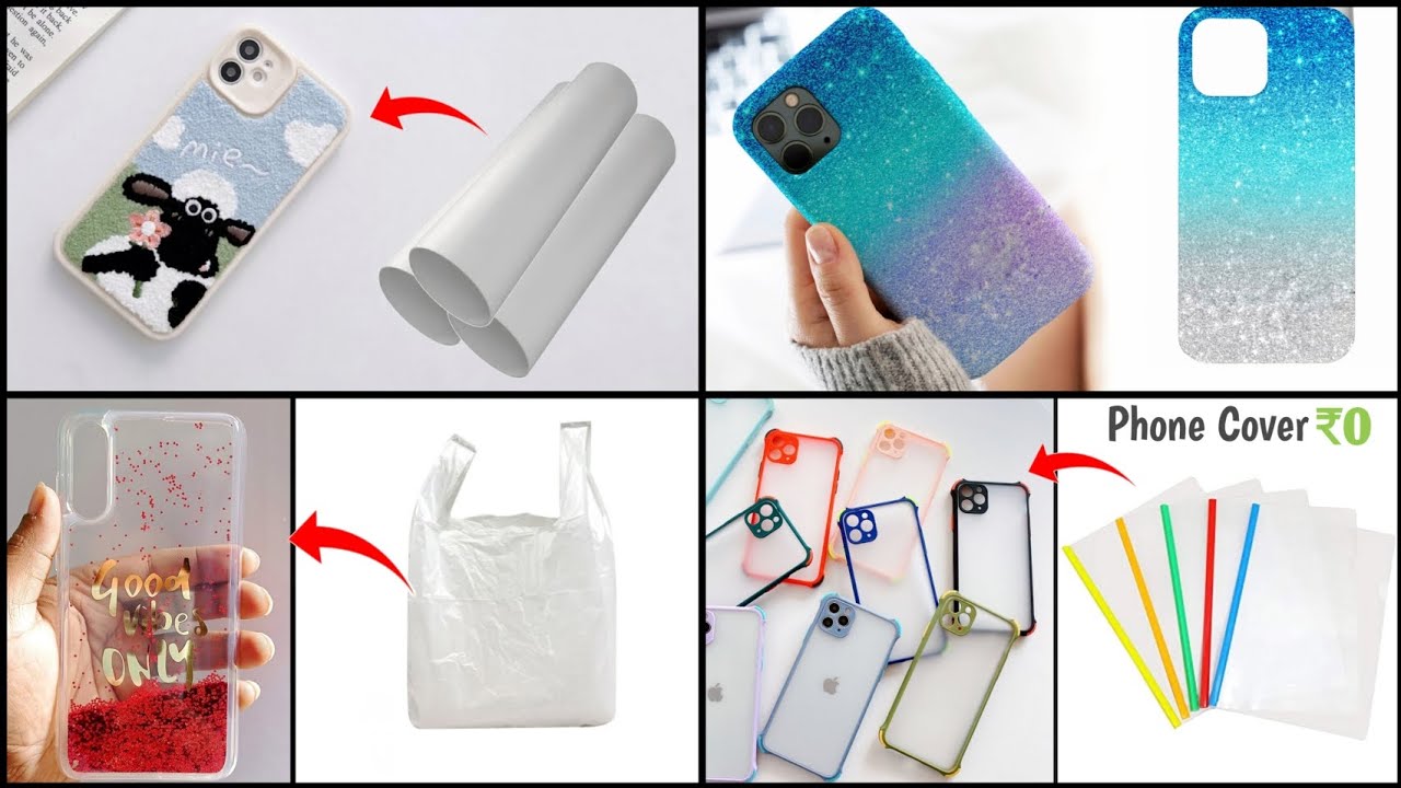 4 Amazing Mobile Phone Cover Making At Home | How to make phone cover easy | DIY