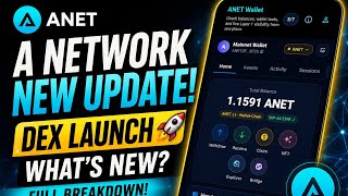 A Network mining, A Network Dex Launch, A Network New Update, #anetwork