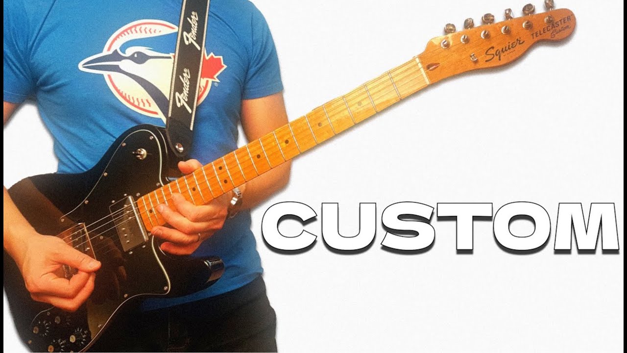 La Fender Squier Classic Vibe 70s Telecaster Custom en negro es