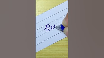 How to write “Reet” in Cursive writing | Cursive handwriting practice | Calligraphy | by i Write