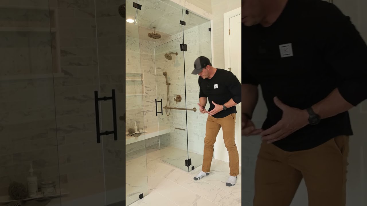  Howto Curbless Shower Killowen Construction Home Paradeofhomes Customhome Builder