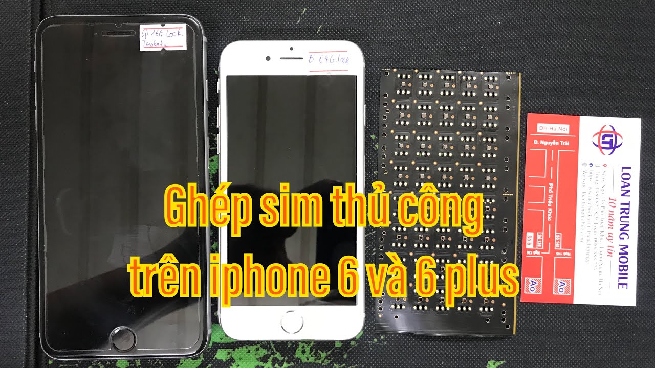 Ghép sim trên iphone 6 và 6 plus lock thành công 100%... - youtube