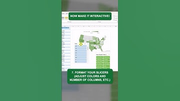 Dynamic Map Chart 🗺️👇#excel #exceltips #corporate #workhacks #finance
