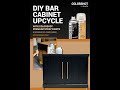 DIY Bar Cabinet Upcycle with Spray Paint ✨