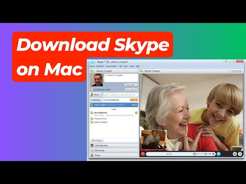 Video: Skype-ը mac-ում է: