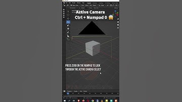 learn ESSENTIAL feature for cinematic camera work in Blender 😱 #shorts