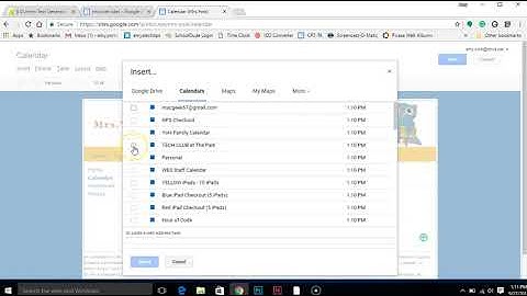 Adding A Calendar to Your Google Site