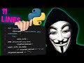 SHORTEST Python code to build a PASSWORD CRACKER | 11 Lines | Python Basic Project | CCA