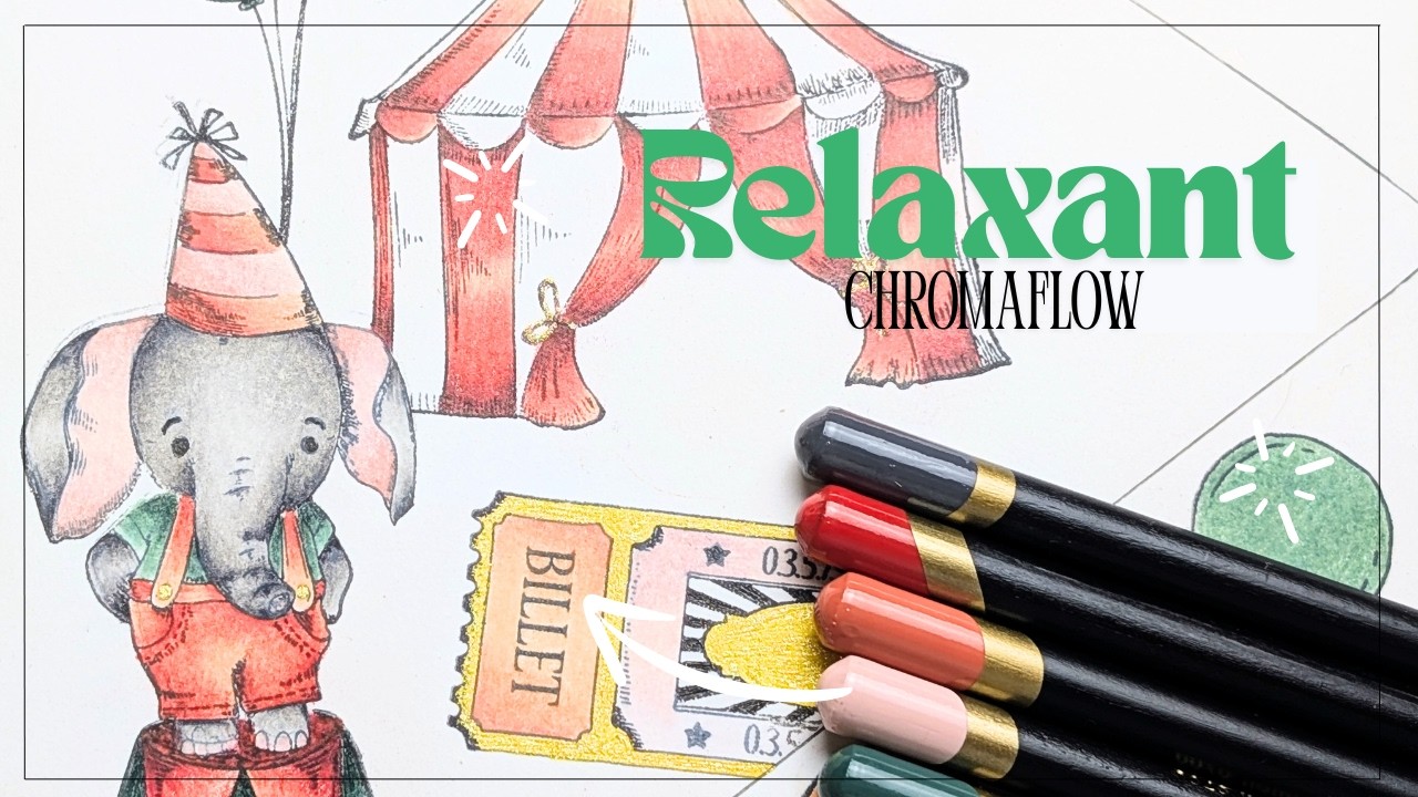 Coloriage RELAXANT avec les CHROMAFLOW 🎨La p'tite colo #35 #coloriage #relaxing #chromaflow