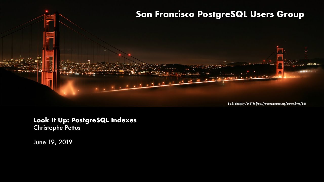 Look It Up: PostgreSQL Indexes
