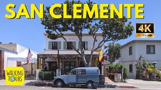 Downtown San Clemente | 4K Walking Tour