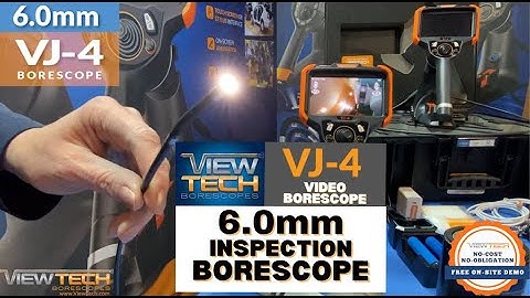 VJ-4 6.0mm ViewTech Borescopes Articulating Video Borescope 6.0 millimeter NDT inspection videoscope