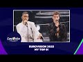 Eurovision 2022 - My Top 9! [NEW: 🇮🇱🇮🇹]