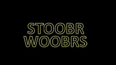 Star Wars Opening Scroll but every vowel is "oob"