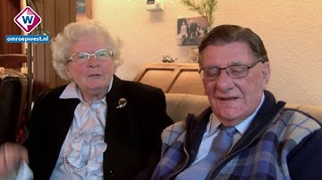 Drie echtparen met 60 jarig jubileum
