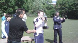 Garforth Rangers A lift the Garforth league U14s League Cup