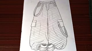 How to draw baggy jeans | how to draw pants | easy drawing tutorial | cool and easy drawing How to draw baggy jeans | how to draw pants | easy drawing tutorial | cool and easy drawing