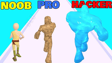 NOOB vs PRO vs HACKER in Avatar Runner 3D