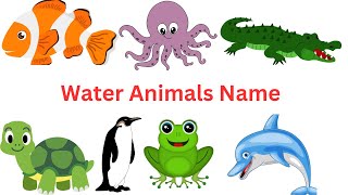 water Animals name english and hindi with image ,Animals name