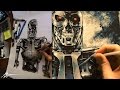 Terminator t800 painting process by christopher lovell