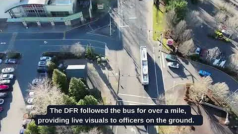 Drone as First Responder locates shoplifting suspect