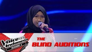 Nelly 'Bad Romance' | The Blind Auditions | The Voice Kids Indonesia Season 2 GTV 2017