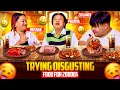 Prativa x muskan eating disgusting food for 20000 rs challengemust watch 