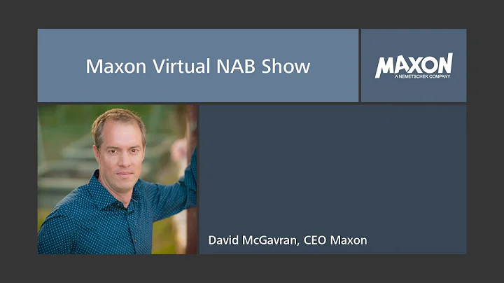 David McGavran @ NAB 2020 | Maxon Cinema 4D