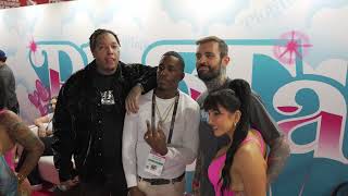 KING YELLA RUNS INTO ADAM 22 (NO JUMPER) & LENA THE PLUG  AT THE AVN AWARDS  WIT THE GANG 💯