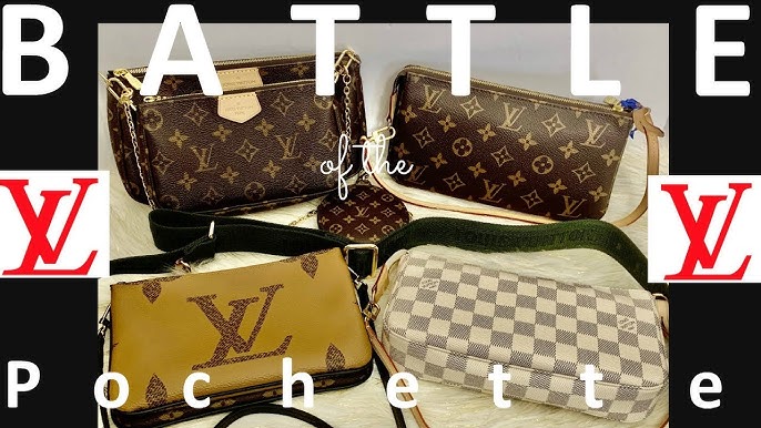 LOUIS VUITTON Shoulder Bag M68568 Pochette double zip Monogram Emprein –